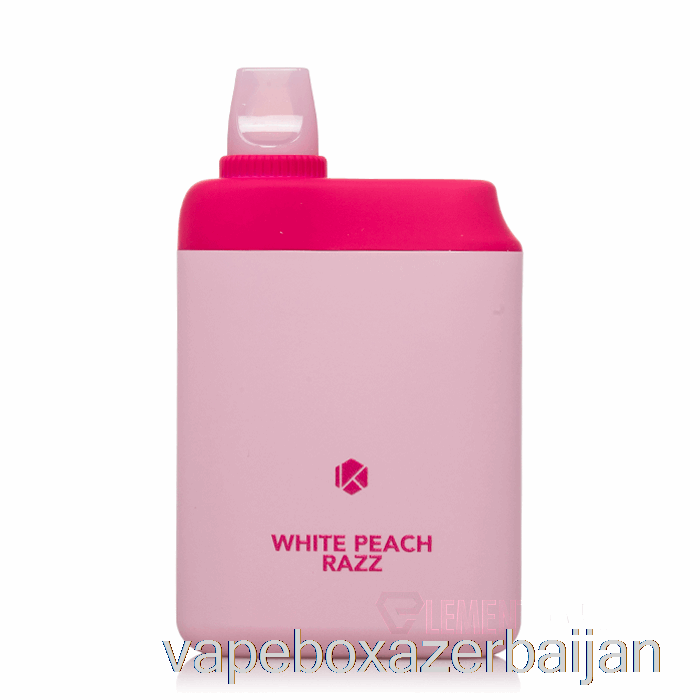 Vape Box Azerbaijan Kadobar x PK Brands PK5000 Disposable White Peach Razz